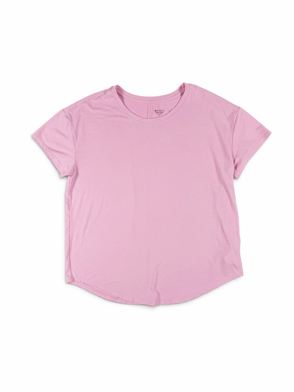 Athleta Women’s Short Sleeve Crewneck Tee Pink Size Small